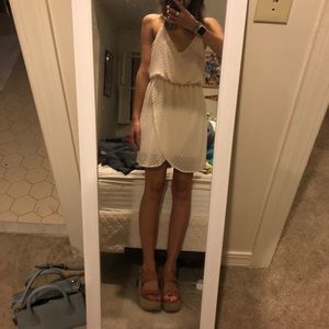 Light pink mini dress